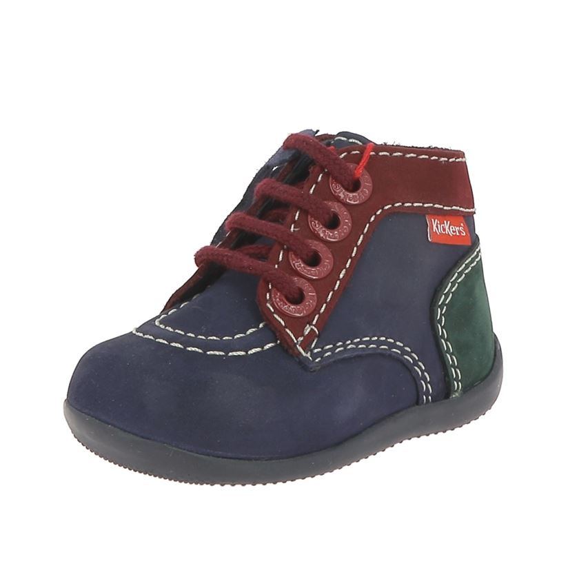 Kickers garcon bonbon 2 bleu1325201_2 sur voshoes.com