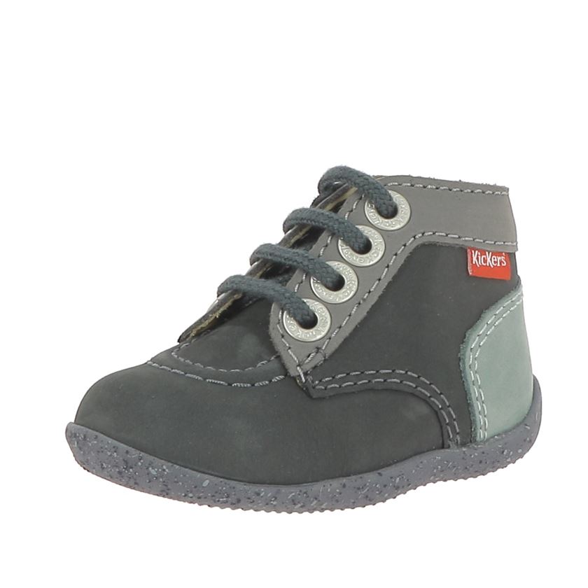 Kickers garcon bonbon 2 gris1325301_2 sur voshoes.com