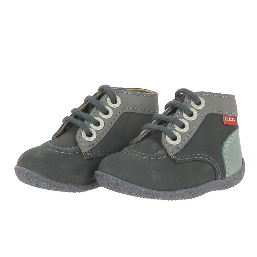 Kickers garcon bonbon 2 gris1325301_6 sur voshoes.com