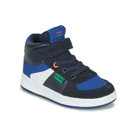 Kickers garcon bilbon bb mid bleu1325802_2 sur voshoes.com