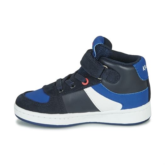 Kickers garcon bilbon bb mid bleu1325802_3 sur voshoes.com