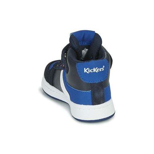 Kickers garcon bilbon bb mid bleu1325802_6 sur voshoes.com