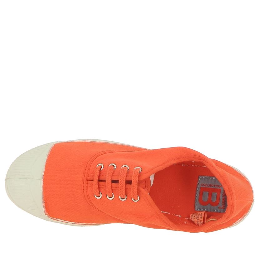 Bensimon femme tennis orange1326501_6 sur voshoes.com