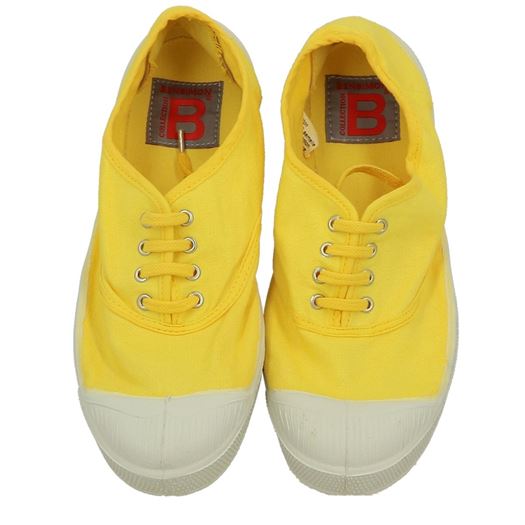 Bensimon femme tennis jaune1326502_4 sur voshoes.com