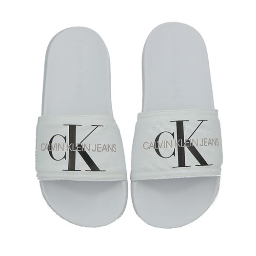 Calvin klein homme slide blanc1327302_6 sur voshoes.com