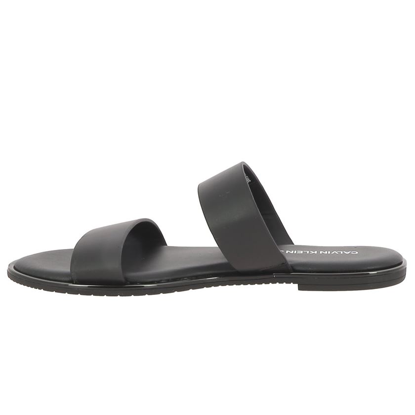 Calvin klein femme flat sandal noir1327601_3 sur voshoes.com