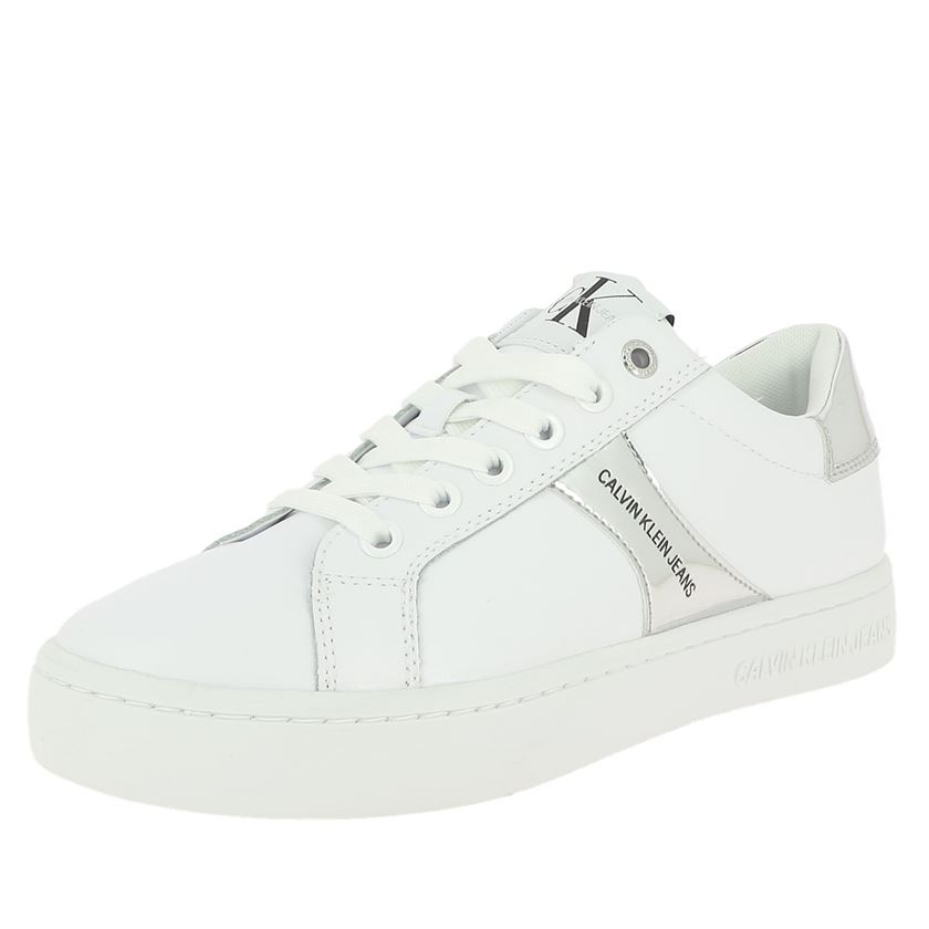 Calvin klein femme cupsole sneaker laceup blanc1327901_2 sur voshoes.com