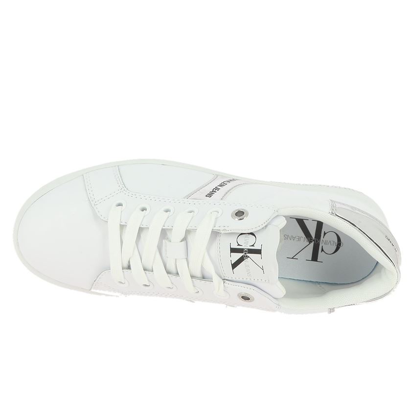 Calvin klein femme cupsole sneaker laceup blanc1327901_6 sur voshoes.com