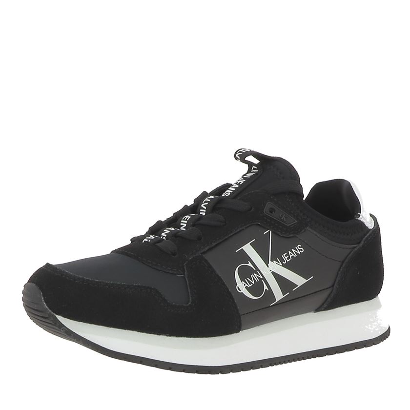 Calvin klein femme laceup ny noir1328201_2 sur voshoes.com