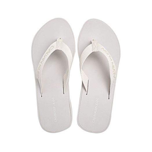 Calvin klein femme flip flop blanc1328702_4 sur voshoes.com