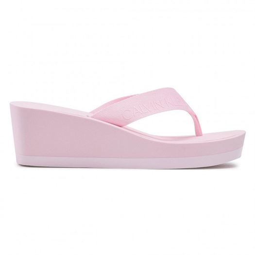 femme Calvin klein femme flip flop rose