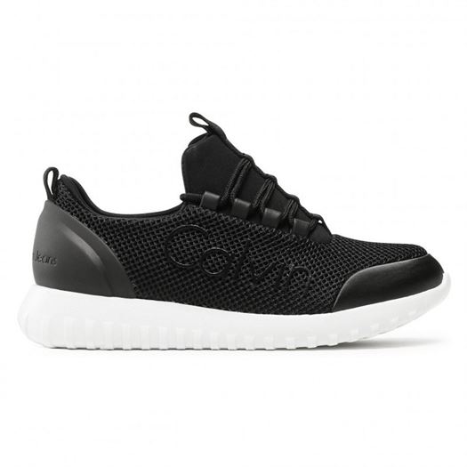 femme Calvin klein jeans femme runner sneaker laceup mesh noir