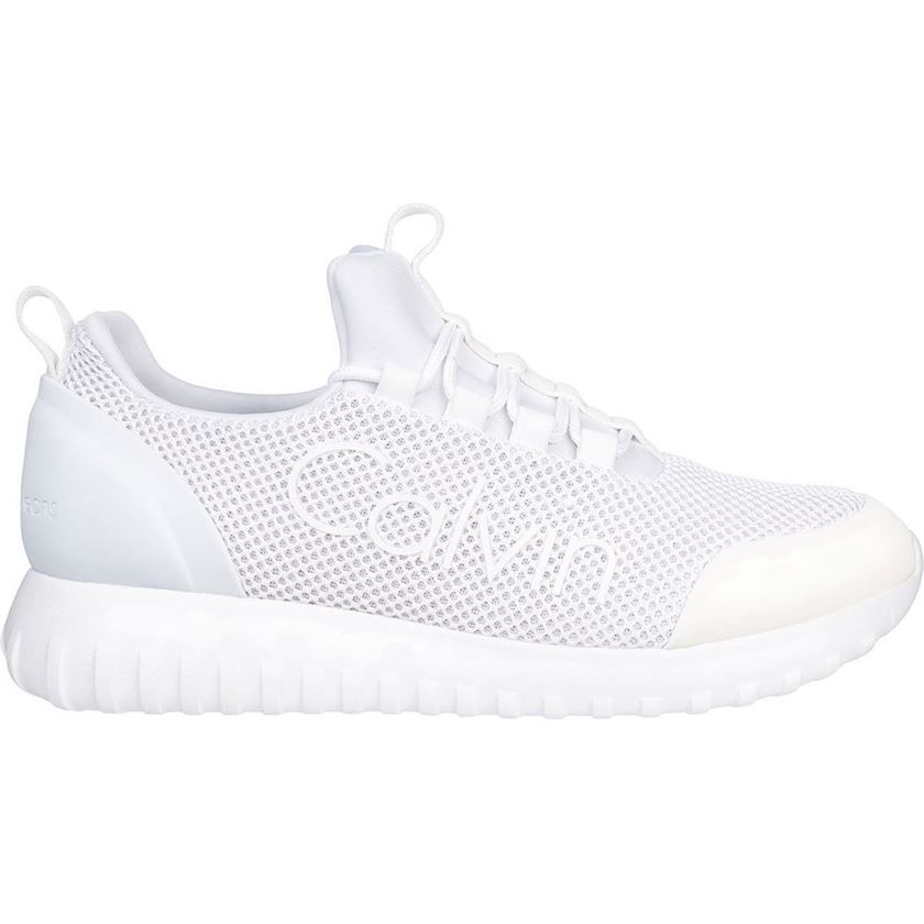 femme Calvin klein jeans femme runner sneaker laceup mesh blanc