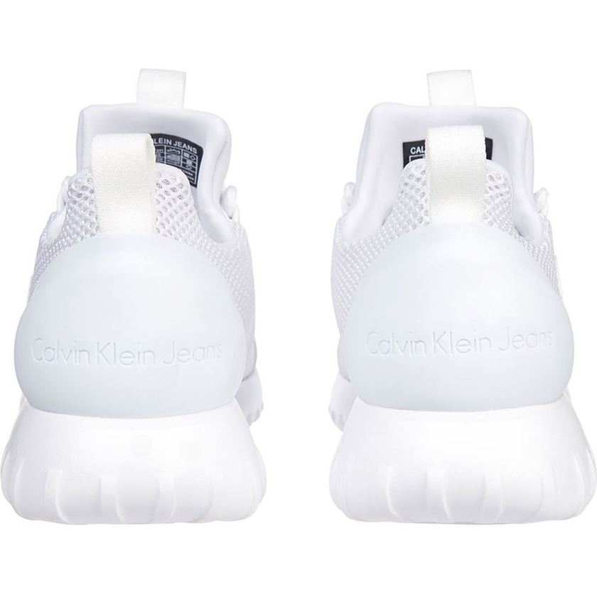 Calvin klein jeans femme runner sneaker laceup mesh blanc1328802_5 sur voshoes.com