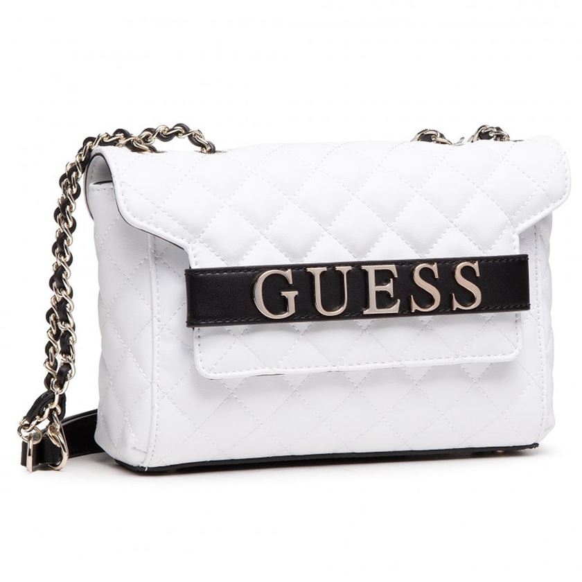 Guess femme illy convertibe crossbody flap blanc1334803_2 sur voshoes.com