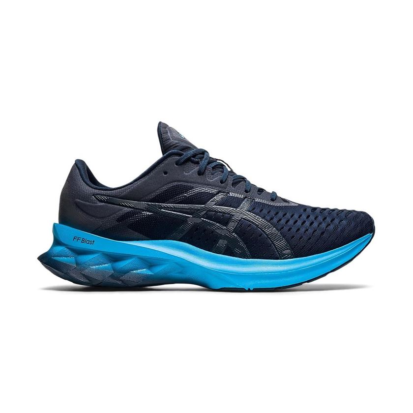 Asics homme novablast bleu1336801_2 sur voshoes.com