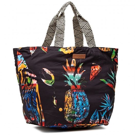 Desigual femme bols tropicuban print trouville multicolore1336901_5 sur voshoes.com