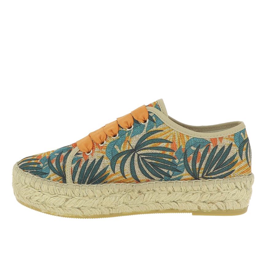 Maison de l espadrille femme jungle multicolore1338401_3 sur voshoes.com