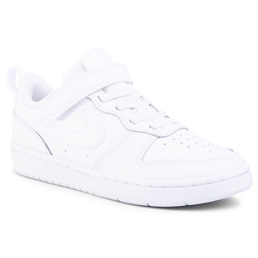 Nike fille court borough low 2 blanc1347002_2 sur voshoes.com