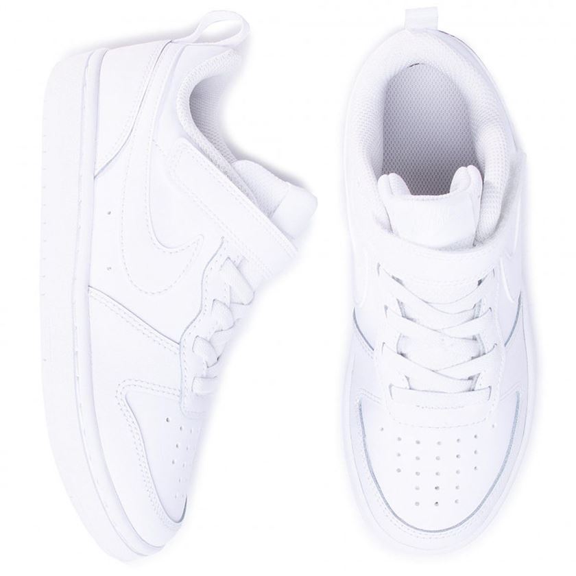 Nike fille court borough low 2 blanc1347002_5 sur voshoes.com