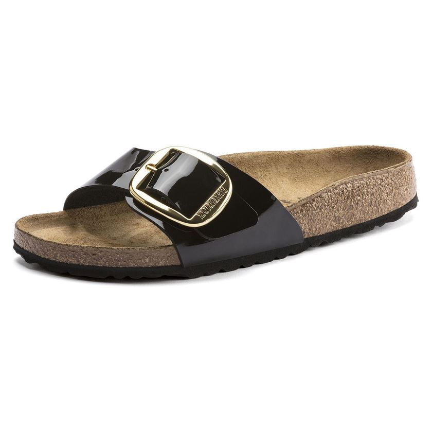 Birkenstock femme madrid big buckle noir1348201_2 sur voshoes.com