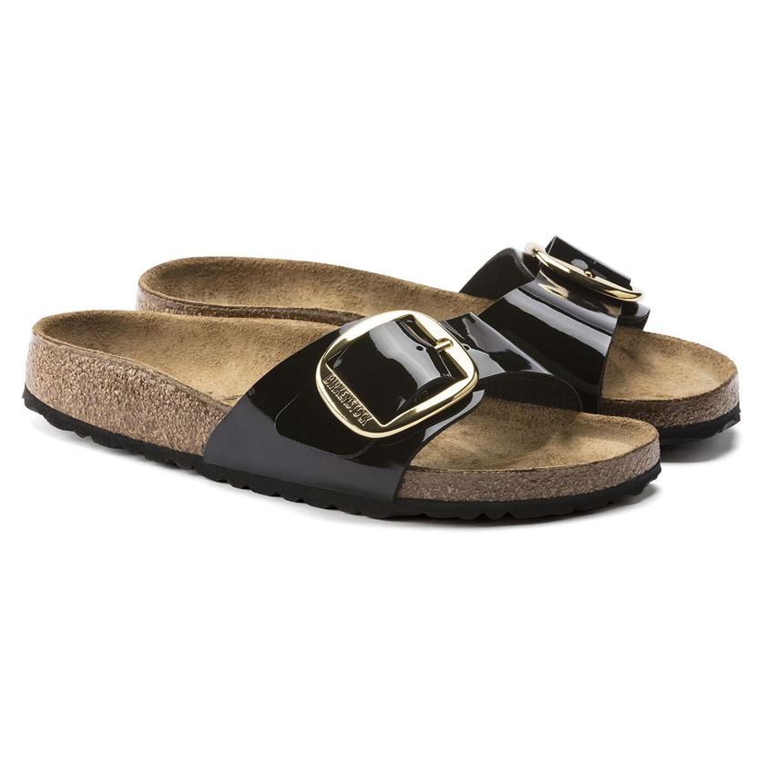 Birkenstock femme madrid big buckle noir1348201_5 sur voshoes.com