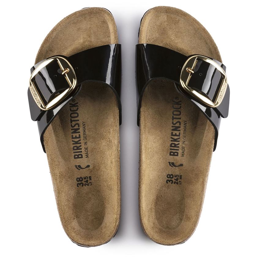 Birkenstock femme madrid big buckle noir1348201_6 sur voshoes.com