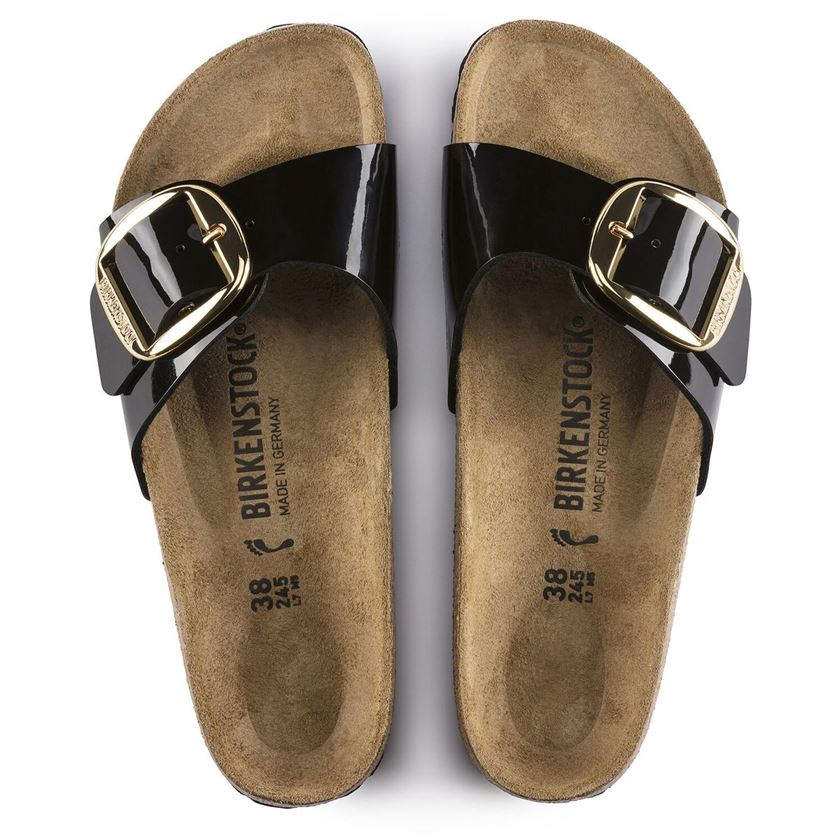 Birkenstock femme madrid big buckle noir1348201_6 sur voshoes.com