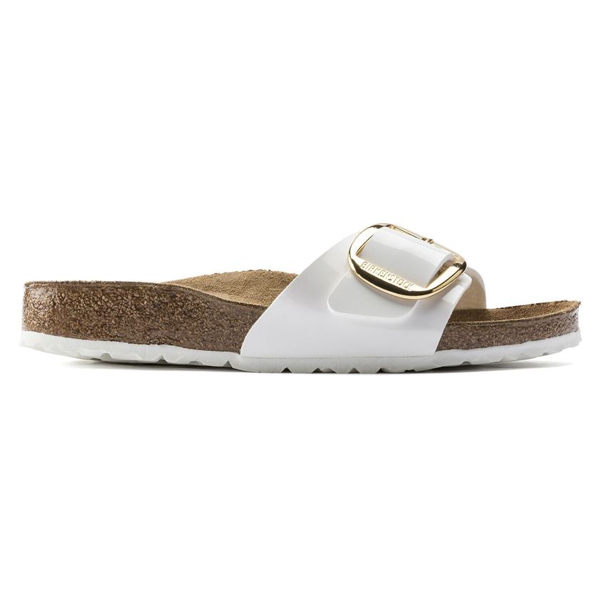 femme Birkenstock femme madrid big buckle blanc