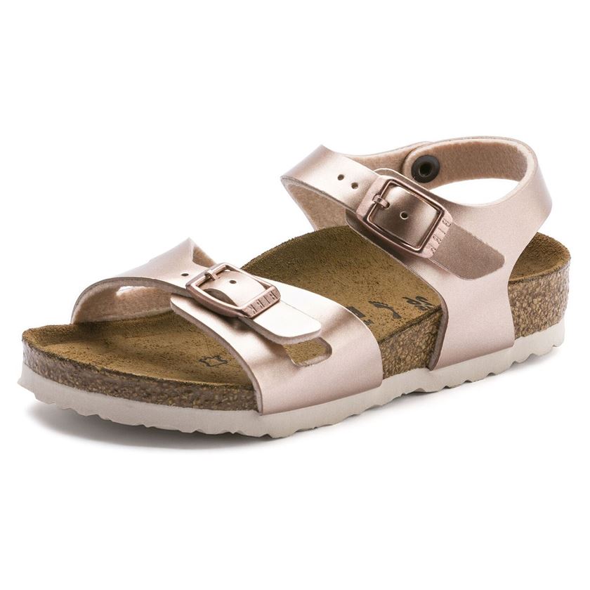 Birkenstock fille rio birko flor rose1348501_2 sur voshoes.com