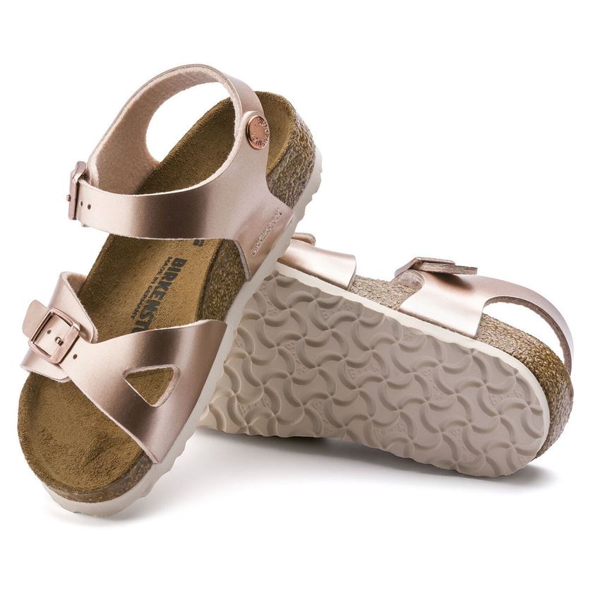 Birkenstock fille rio birko flor rose1348501_3 sur voshoes.com