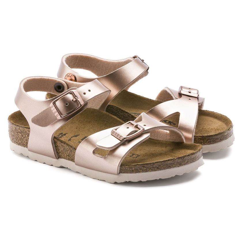 Birkenstock fille rio birko flor rose1348501_4 sur voshoes.com