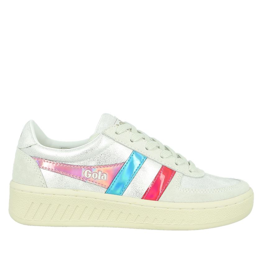 femme Gola femme grandslam shimmer flare blanc