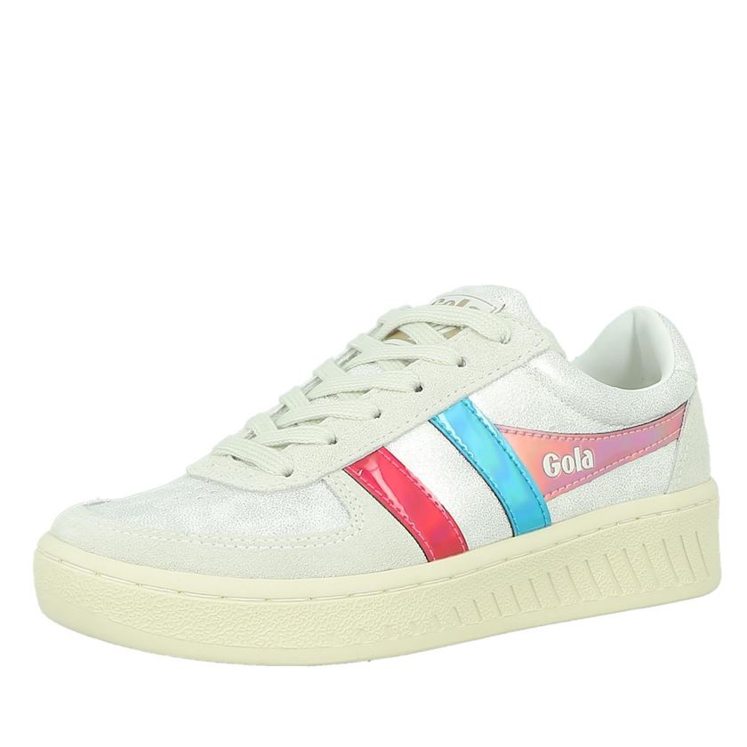 Gola femme grandslam shimmer flare blanc1349701_2 sur voshoes.com