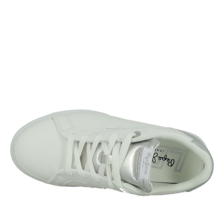 Pepe jeans femme kenton supra blanc1350301_6 sur voshoes.com