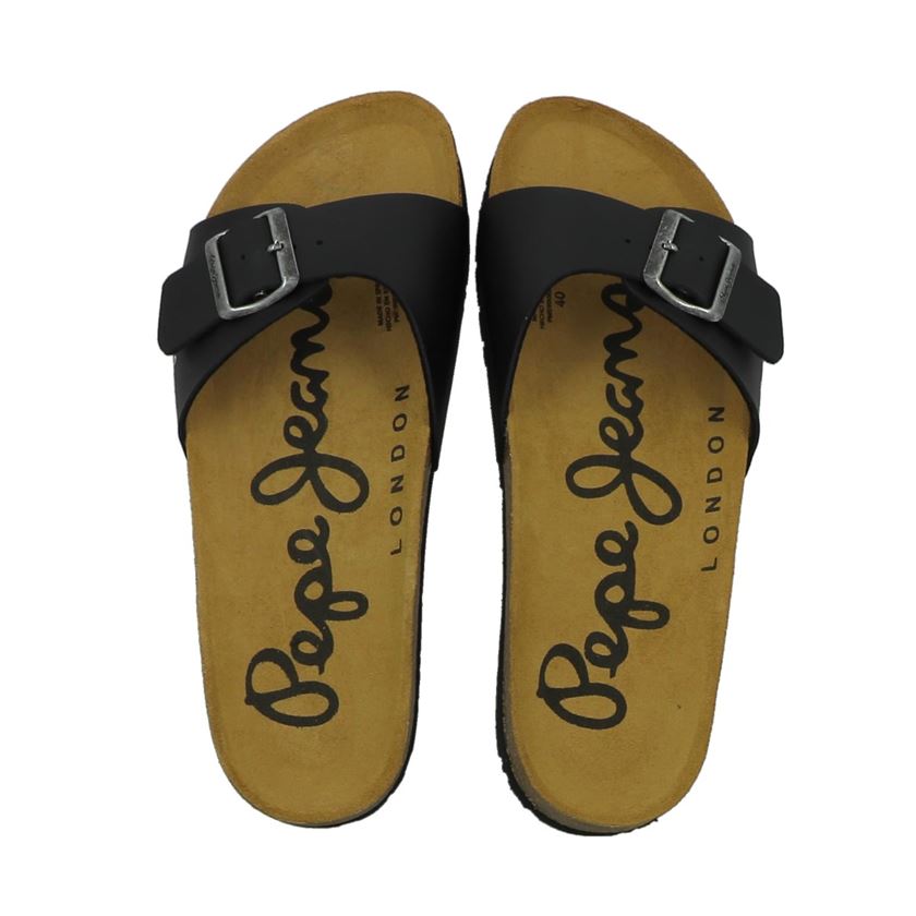 Pepe jeans femme oban basic lfr noir1350401_4 sur voshoes.com