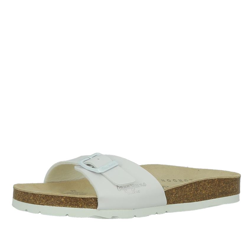 Pepe jeans femme oban basic lfr blanc1350402_2 sur voshoes.com