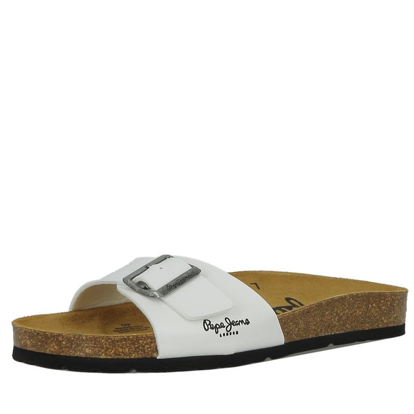 Pepe jeans homme bio basic blanc1350803_2 sur voshoes.com