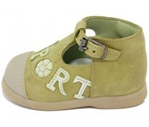 fille Little mary fille little mary   chaussures cuir sportif jaune