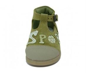 Little mary fille little mary   chaussures cuir sportif jaune1354501_4 sur voshoes.com