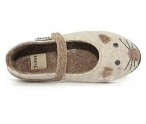 Tofee fille souris beige1355801_3 sur voshoes.com