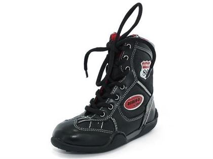 Bm footwear fille boogy noir1360201_2 sur voshoes.com