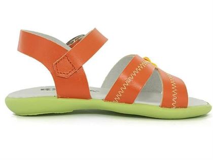 Boleta fille boleta    sandales cuir enfant fille 7622 orange orange1363001_4 sur voshoes.com