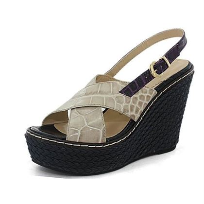 Emporio armani femme compensa beige1364401_2 sur voshoes.com