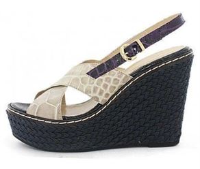 Emporio armani femme compensa beige1364401_3 sur voshoes.com