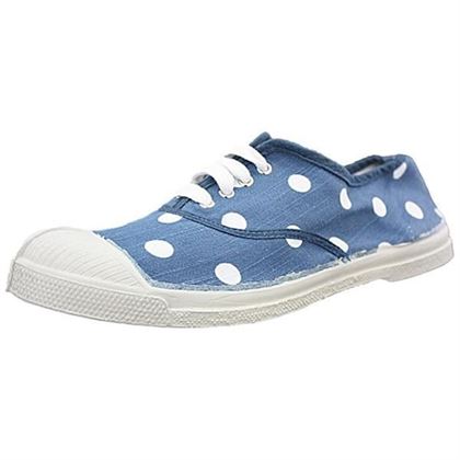 Bensimon femme pois bleu1365301_2 sur voshoes.com