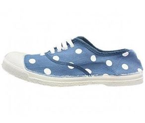 Bensimon femme pois bleu1365301_4 sur voshoes.com