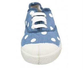 Bensimon femme pois bleu1365301_6 sur voshoes.com