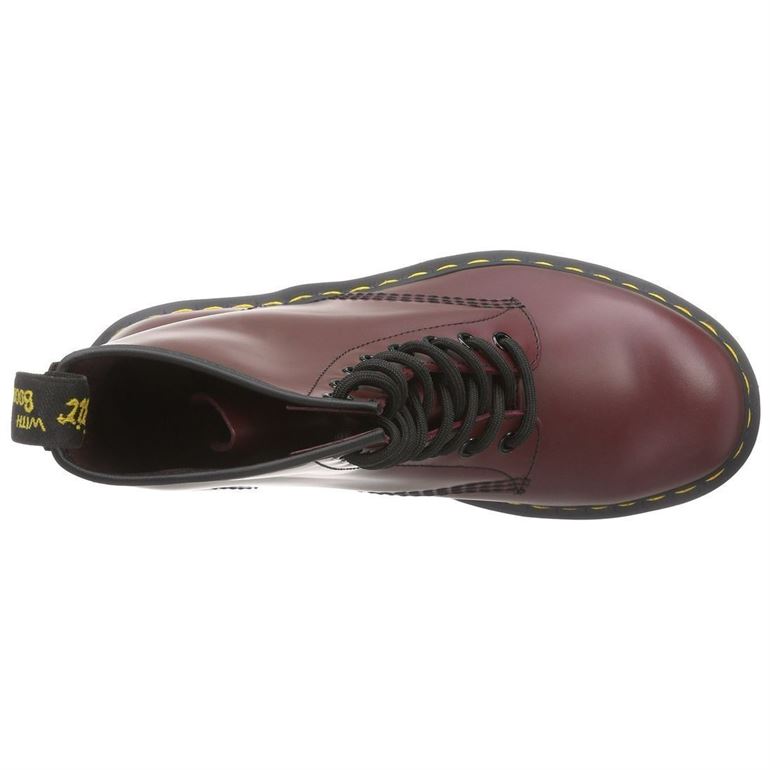 Dr martens femme 1460 rouge1367402_6 sur voshoes.com