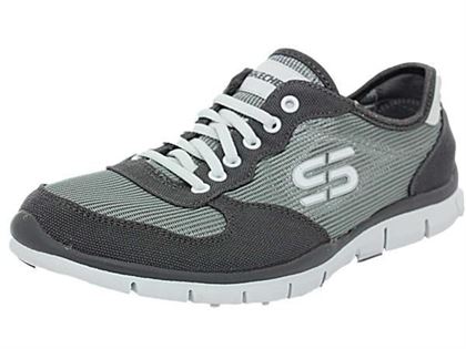 femme Skechers femme flex rock party gris